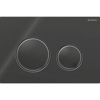 Geberit Betätigungsplatte Sigma21, für 2-Mengen-Spülung schwarzchrom, schwarz, 115651SJ1 115651SJ1