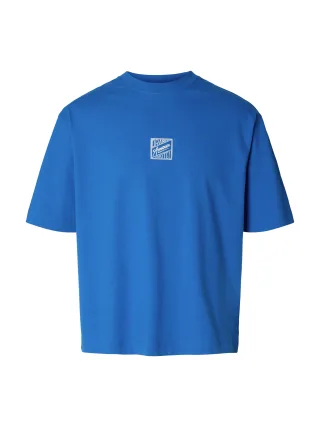 SELECTED MEN - SLHRELAXBROCK SS TEE HOTEL AMOUR Victoria Blue - Gr. - L