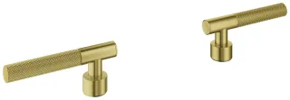 GROHE Hebelgriffe Atrio Private C. 48646 Rändelstruktur cool sunrise gebürstet, 48646GN0 48646GN0