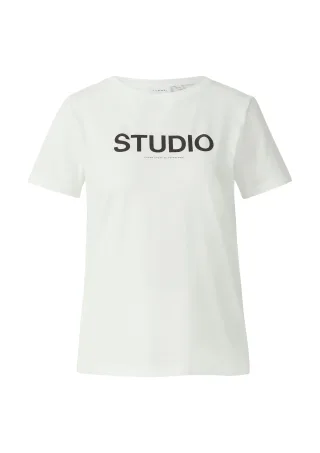 comma - T-Shirt weiß - Gr. - 34