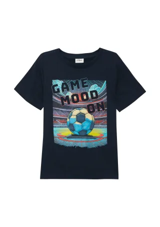 s.Oliver - T-Shirt blau - Gr. - 104/110
