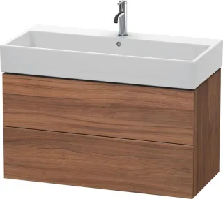 Duravit L-Cube Waschtischunterbau wandhängend Nussbaum Matt 984x459x544 mm - LC627807979 LC627807979