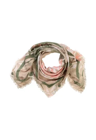 camel active - Schal mit Print peach - Gr. - OS