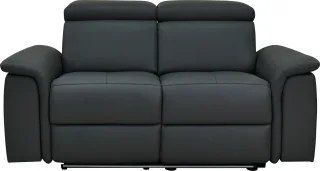 Home affaire 2-Sitzer "Pareli 172cm, manuelle u. elektr. Relaxfunktion" USB, Kopfteil-Verstellung, LED, in Echtleder, Kunstleder, Web