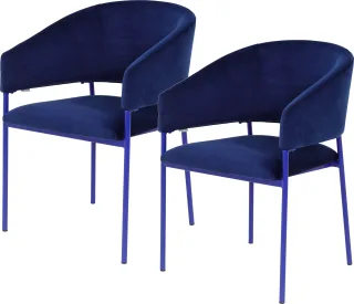 TOM TAILOR HOME Armlehnstuhl "EMBRACE ARMCHAIR" (Set) 2 Stk.Esszimmerstuhl, mit Armlehnen, 4-Fußgestell, Rückenausschnitt