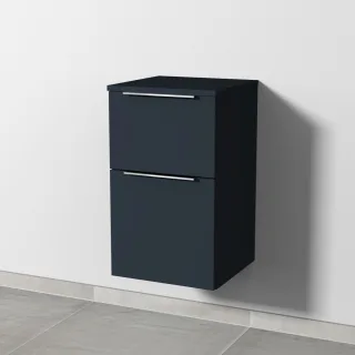 Sanipa 3way Unterschrank mit 2 Auszügen, Marine-Matt, UP1431R UP1431R