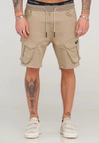 behype Shorts "STANLAY" mit modischen Cargotaschen