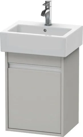 Duravit Ketho Waschtischunterbau wandhängend Betongrau Matt 400x320x550 mm - KT6630R0707 KT6630R0707