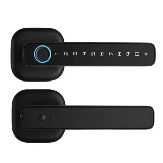 RAYKUBE M6 Tuya BLE Bedroom Digital Electronic Lock Fingerprint Door Lock with Password/Key/IC Card/ Smartlife/Tuya APP