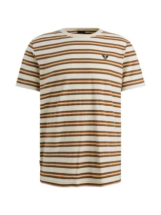 PME Legend - stripe mel jersey bone white - Gr. - M