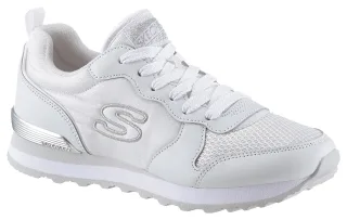 Skechers Sneaker "Gold´n Gurl" Freizeitschuh, Halbschuh, Schnürschuh mit Metallic-Details