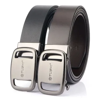 TUSHI Men's Belts 130cm Genuine Leather Bussines Fashion Belt Luxury Casual Brand Waistband High Quality Belts