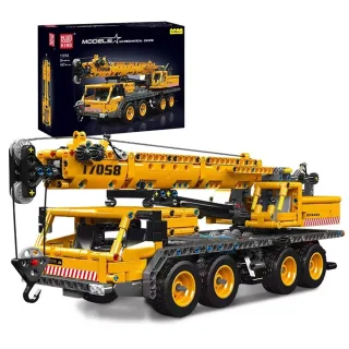 Mould King 17058 Technical Car Building Block Mechanical Crane Model Assembly Truck Brick Enginerring Toys Kids Christma