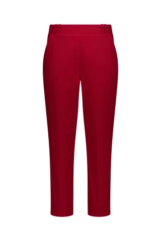 Studio Anneloes - Anne capri trousers ruby red - Gr. - XS