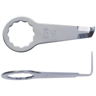 Fein Schneidmesser L-Form verzahnt, 2-Stück - 63903208010