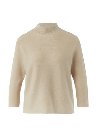 comma - Strickpullover beige - Gr. - 34