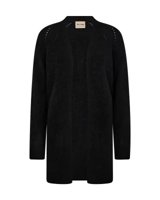 MOS MOSH - MMThora Long Cardigan black - Gr. - S