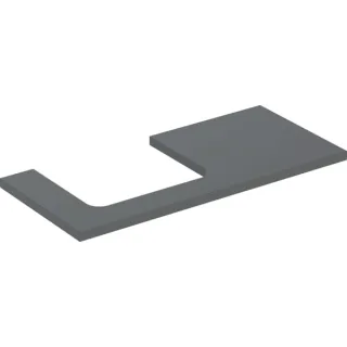 Geberit ONE Waschtisch-Platte, Ausschnitt links, für Aufsatzwaschtisch 505304003