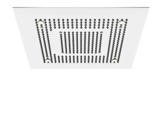 Steinberg Serie 390 Sensual Rain Regenpaneel 600x600mm, Deckeneinbau, 3906622, 390.6622 3906622