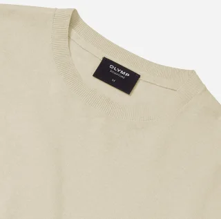OLYMP Signature - OLYMP SIGNATURE Strick off white - Gr. - XXL
