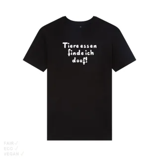 T-Shirt Interlock Tiere essen finde ich doof!