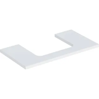 Geberit ONE Waschtisch-Platte, Ausschnitt mittig, für Aufsatzwaschtisch 505283002