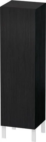Duravit L-Cube Halbhochschrank Eiche Schwarz Matt 400x363x1320 mm - LC1178L1616 LC1178L1616