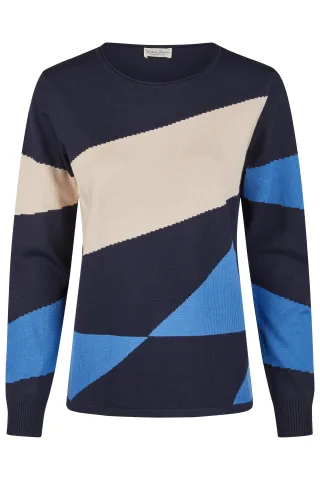 Barbara Lebek - Strick navy - Gr. - 44