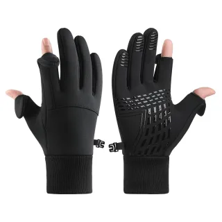 XANES Winter Warm Bike Gloves Touch Screen Outdoor Windproof Waterproof Cold-proof Gloves for Driving Cycling Fishing Sk