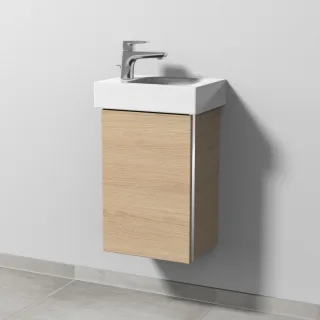 Sanipa 3way Waschtischunterbau zu Geberit iCon Waschtisch mit 1 Tür, Eiche-Nordic BR65748