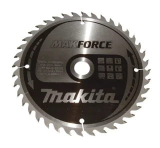 Makita Kreissägeblatt MAKFORCE, 180/20 mm - 40 Zähne - 1,5 mm - CleanCut - Holz - B-32328