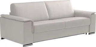 Egoitaliano 2,5-Sitzer "Cecilia, modern & elegant, erstklassiger Sitzkomfort, Breite 234cm" mit verchromten Metallfüßen