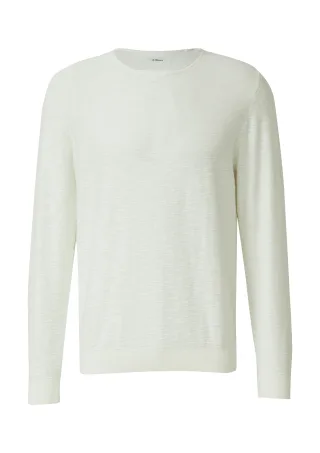 s.Oliver - Strickpullover creme - Gr. - L