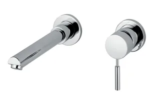 KAJA Ipuri 2-Loch-Wand WT Einhebelmischer chrom  55180-C