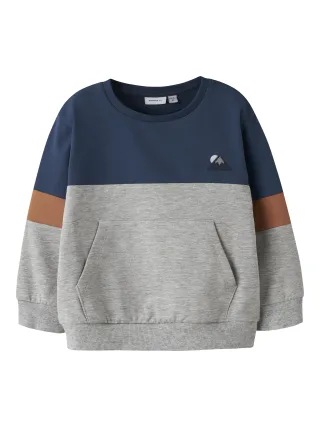 NAME IT - NMMODIE LS NREG SWEAT BRU BOX insignia blue - Gr. - 110