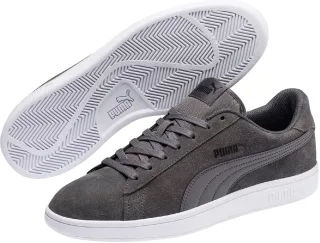 PUMA Sneaker "Puma Smash v2" aus Leder und Synthetik, atmungsaktiv, mit Schnürung