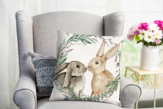 queence Dekokissen "Berti" süßer Hase