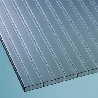 Polycarbonat Doppelstegplatte | esthetics | 16 mm | Breite 980 mm | graphit