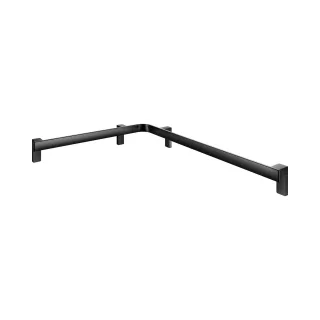 KEUCO AXESS Eck-Dusch-/Wannenhandlauf aus Metall, 65 x 85 cm, 35011376801 35011376801