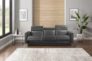 OTTO home 3-Sitzer "LUND B: 222 cm - OTTO. Verlässliche Qualität. Mit Relaxfunktion" in 2 Sitzen (links/rechts), manuell/elektrisch (USB-C), Kopfteilverst.