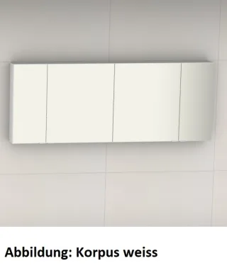 Artiqua Spiegelschrank, Weiß Matt Touch, 070-SDT-1-40-R-171 070-SDT-1-40-R-171