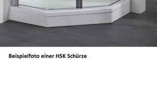 HSK Acryl Schürze 11 cm hoch, für HSK Viertelkreis Duschwanne 90 x 100 cm 505010-manhattan