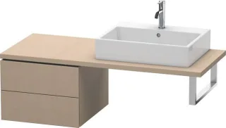 Duravit L-Cube Unterschrank für Konsole Leinen Matt 520x547x400 mm - LC583707575 LC583707575