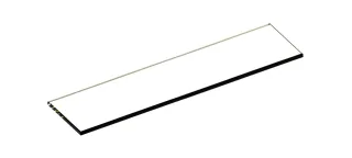 Keuco Glasabl. kurz Ersatzteil SPS 90110 309x80x6mm, 90110000071 90110000071