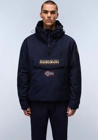 Napapijri Anorak "RAINFOREST" mit Kapuze regular fit, mit seitlichen Reißverschluss, Belüftungsösen