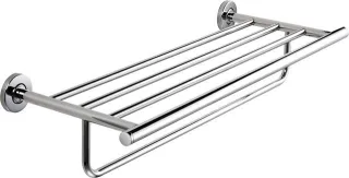 KWC Aquarotter Doppelhandtuchstange, MEDIUS, Edst., 600x122x220 mm, AP, hgl, Regal, 2000106257 2000106257