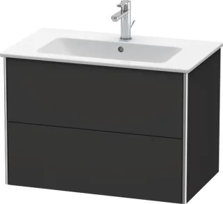 Duravit XSquare Waschtischunterbau wandhängend Graphit Supermatt 810x478x560 mm - XS417208080 XS417208080