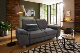 Home affaire 2,5-Sitzer "Dalia" mit Federkernpolsterung, wahlweise auch mit Kopftteilverstellung