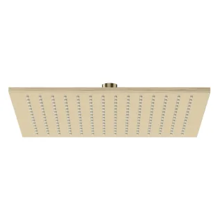 Herzbach LIVING SPA Slim-Regenbrause 300x300mm Brass Steel, 11.600300.2.41 11.600300.2.41