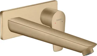 Hansgrohe 2-Loch Waschtischmischer Unterputz Talis E F-Set Brushed Bronze langer Auslauf, 71734140 71734140